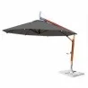 Bambrella Sirocco Side Wind 10' Round - Taupe - Bambrella Sirocco Side Wind 10' Round - Taupe