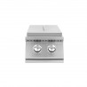 Summerset Gril ls Sizzler Double Side Burner - Front and Closed