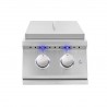 Summerset Grills Sizzler Pro Double Side Burner - Front and Closed