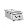Summerset Gril ls Sizzler Double Side Burner - Angled and Covered