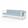 Newport Sofa in Canvas Skyline, No Welt - Front Side Angle
