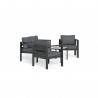Tortuga Outdoor Lakeview 4pc Conversation Set 10