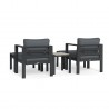 Tortuga Outdoor Lakeview Outdoor Aluminum Bistro Set 9