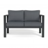 Tortuga Outdoor Lakeview Modern Aluminum Loveseat  3