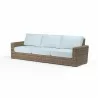 Havana Sofa in Canvas Skyline w/ Self Welt - Front Side Angle - Havana Sofa in Canvas Skyline w/ Self Welt - Front Side Angle