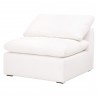 Essentials For Living Sky Modular Armless Chair in Peyton Pearl - Angled