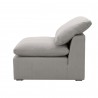 Essentials For Living Sky Modular Armless Chair in Peyton Slate - Side