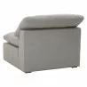 Essentials For Living Sky Modular Armless Chair in Peyton Slate - Back Angled - Essentials For Living Sky Modular Armless Chair in Peyton Slate - Back Angled