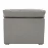 Essentials For Living Sky Modular Armless Chair in Peyton Slate - Back - Essentials For Living Sky Modular Armless Chair in Peyton Slate - Back