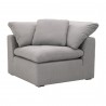 Sky Modular Corner Chair - Peyton Slate - Front Side Angle