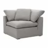 Sky Modular Corner Chair - Peyton Slate - Front Side Angle - Sky Modular Corner Chair - Peyton Slate - Front Side Angle
