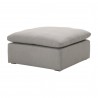 Essentials For Living Sky Modular Ottoman - Peyton Slate - Angled