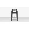 Source Furniture Skye Bar Arm Chair Black - Source Furniture Skye Bar Arm Chair Black