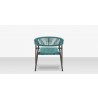 Source Furniture Skye Club Chair Teal Back