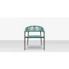 Source Furniture Skye Club Chair Teal Front - Source Furniture Skye Club Chair Teal Front