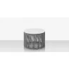 Source Furniture Skye Side Table (Round) Gray-Silve - Source Furniture Skye Side Table (Round) Gray-Silve