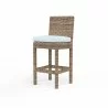 Havana Counter Stool in Canvas Skyline w/ Self Welt - Front Side Angle - Havana Counter Stool in Canvas Skyline w/ Self Welt - Front Side Angle