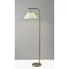 Adesso Hayes Floor Lamp Antique Brass - Adesso Hayes Floor Lamp Antique Brass