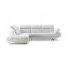 Pandora Sectional With Chaise On Left - White - Side