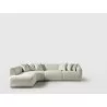Larissa Sectional in White-side view 2 - Larissa Sectional in White-side view 2