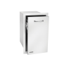 Bull BBQ Slim 10 Gallon Trash Drawer With Trash Can - Angled Semi-Opened