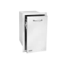 Bull BBQ Slim 10 Gallon Trash Drawer With Trash Can - Angled Semi-Opened - Bull BBQ Slim 10 Gallon Trash Drawer With Trash Can - Angled Semi-Opened