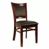 H&D Seating Sloan Upholstered Dining Chair - Dark Mahogany - H&D Seating Sloan Upholstered Dining Chair - Dark Mahogany