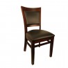 H&D Seating Sloan Upholstered Dining Chair - Dark Walnut