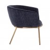 Sunpan Nadine Lounge Chair Chacha Navy - Side Angle