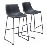  Smart Barstool in Black - Duo