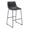 Smart Barstool in Black - Angled - Smart Barstool in Black - Angled