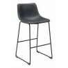  Smart Barstool in Black - Angled  -  Smart Barstool in Black - Angled 