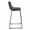  Smart Barstool in Black - Side -  Smart Barstool in Black - Side