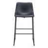 Smart Barstool in Black - Front