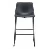 Smart Barstool in Black - Front - Smart Barstool in Black - Front