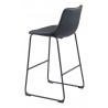 Smart Barstool in Black - Back Left