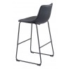  Smart Barstool in Black - Back Angled