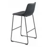  Smart Barstool in Black - Back Angled -  Smart Barstool in Black - Back Angled