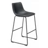 Smart Barstool in Black - Angled 2 - Smart Barstool in Black - Angled 2
