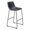  Smart Barstool in Black - Angled 2