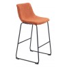 Smart Barstool in Burnt Orange - Angled