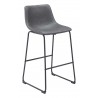 Smart Barstool in Charcoal - Angled 2