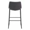 Smart Barstool in Charcoal - Back - Smart Barstool in Charcoal - Back