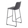 Smart Barstool in Charcoal - Back Left