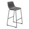 Smart Barstool in Charcoal - Angled - Smart Barstool in Charcoal - Angled