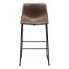 Smart Barstool in Vintage Espresso - Front