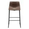 Smart Barstool in Vintage Espresso - Front - Smart Barstool in Vintage Espresso - Front