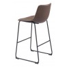 Smart Barstool in Vintage Espresso - Back Left