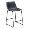 Smart Counter Stool Black - Angled