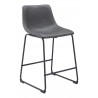 Smart Counter Stool Charcoal - Angled 